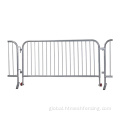 Interlocking Steel Crowd Control Barriers Wheels feet crowd control Barrier 2.5feet Road bar Factory